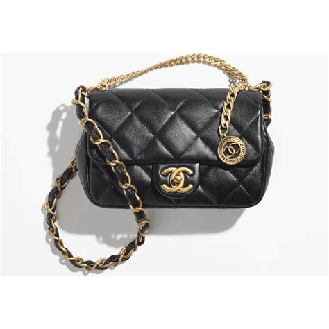 chanel kleine pattentasche schwarz|Chanel Handtaschen, Luxustaschen Damen .